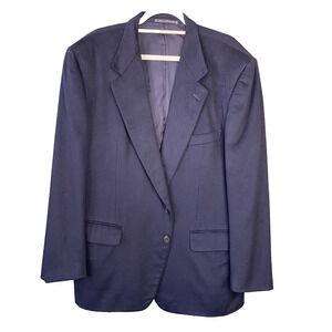 Ermenegildo Zegna Blazer Mens Size 48? Pure Cashmere Black Designer Sportscoat